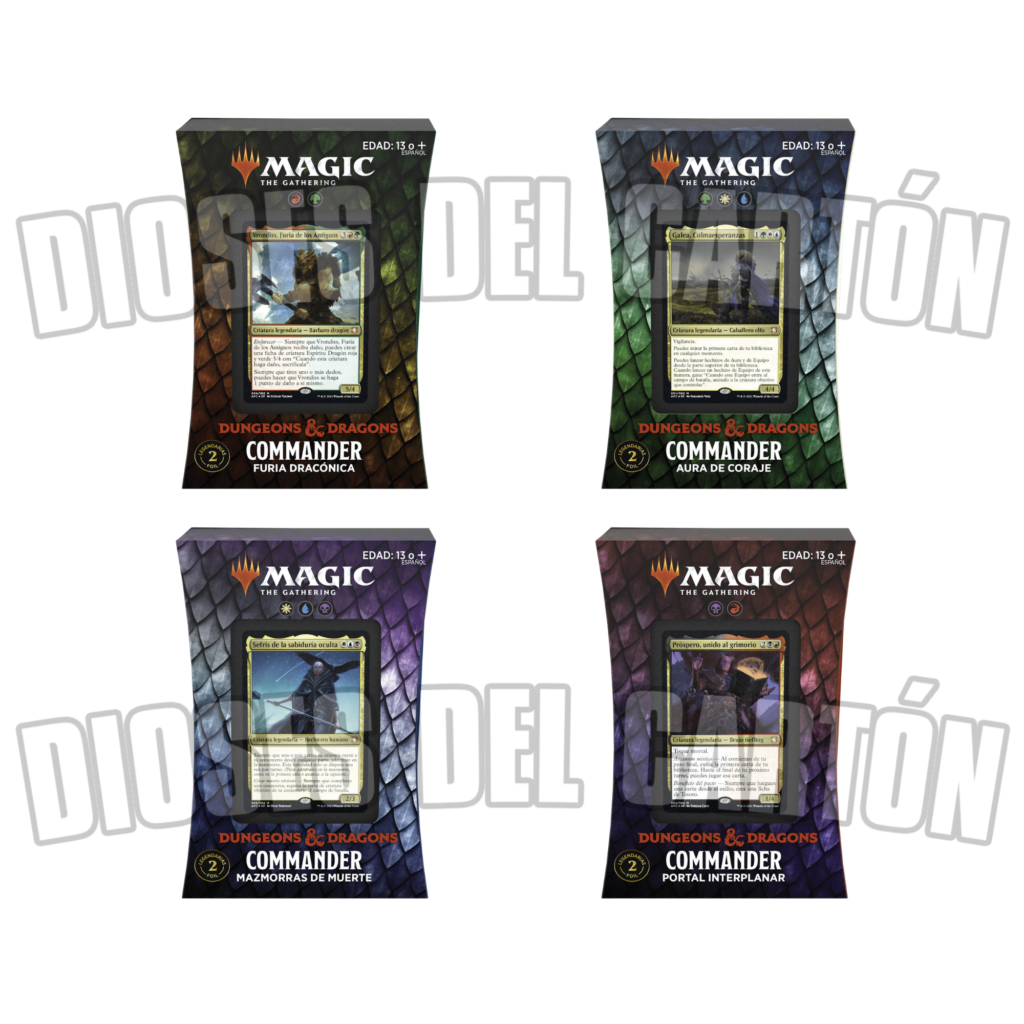 D&D Adventures in the Forgotten Realms – Commander Deck - Dioses del Cartón