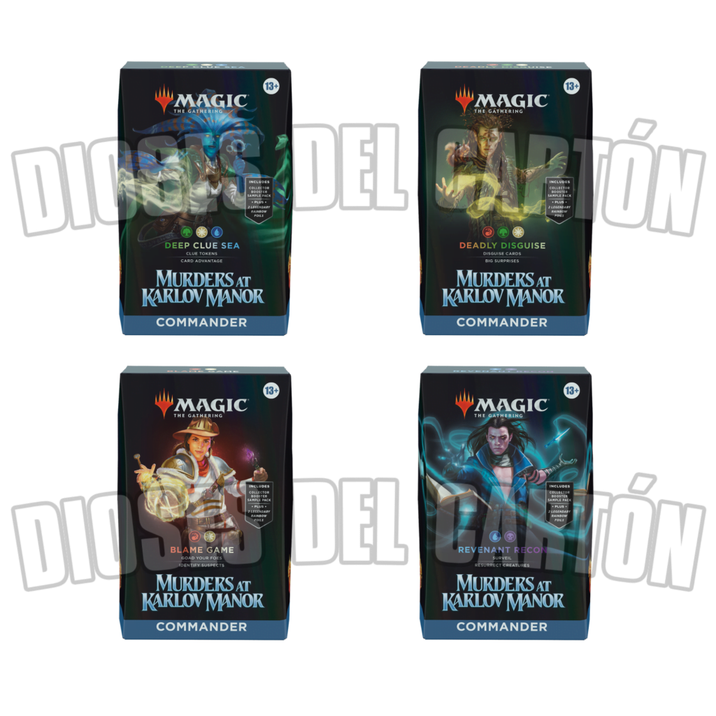 MTG - Murders at Karlov Manor: Commander Deck (Set of 4) - Mind Games